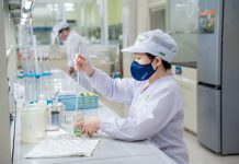 Ilustrasi perkembangan ekosistem bisnis modern dan industri kreatif di Vietnam