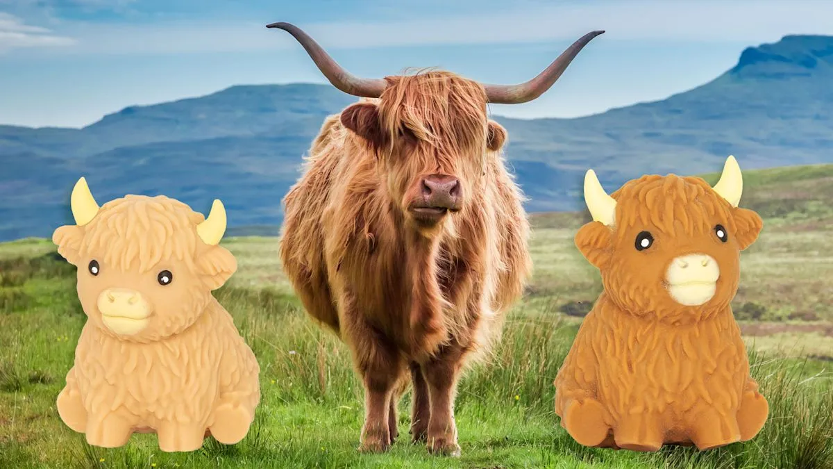 Mainan squishy Highland cow jadi buruan anak-anak di pasaran