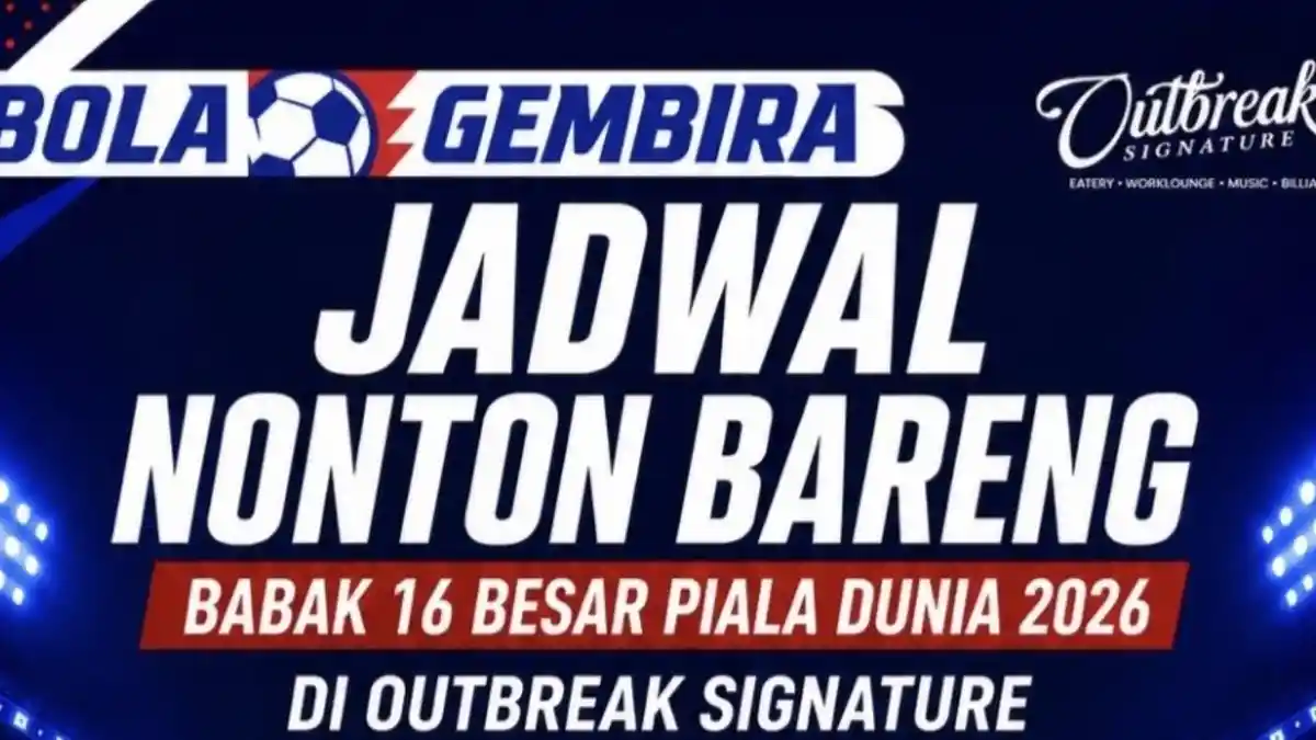 Jadwal Lengkap Nobar 16 Besar Piala Dunia 2026 di Bekasi