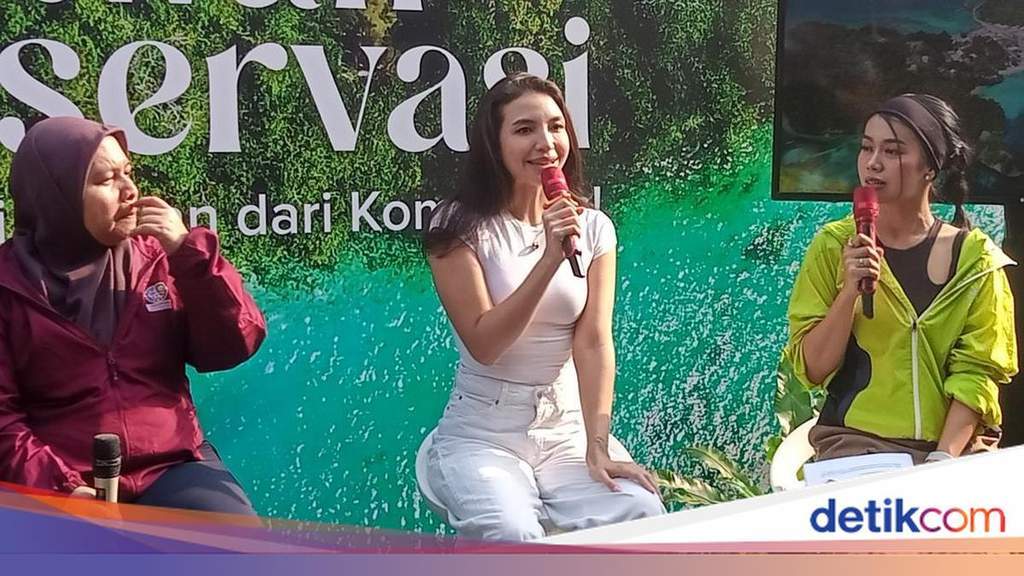 Manohara Odelia saat berbicara mengenai gaya hidup minimalis di Jakarta.