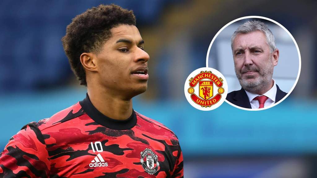 Marcus Rashford saat bertanding untuk Manchester United di Old Trafford