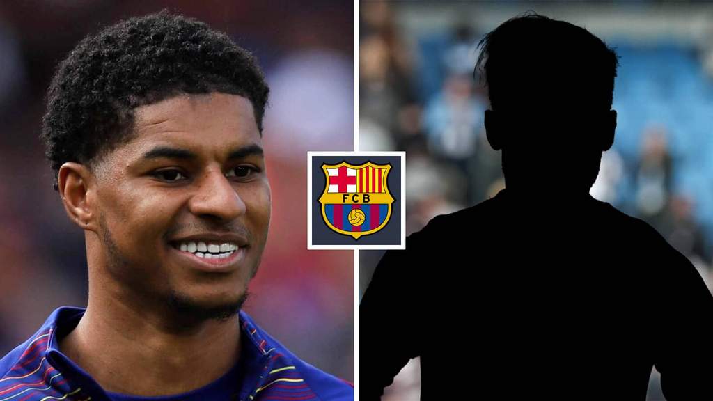 Marcus Rashford saat bertanding untuk Manchester United sebelum dipinjamkan ke Barcelona