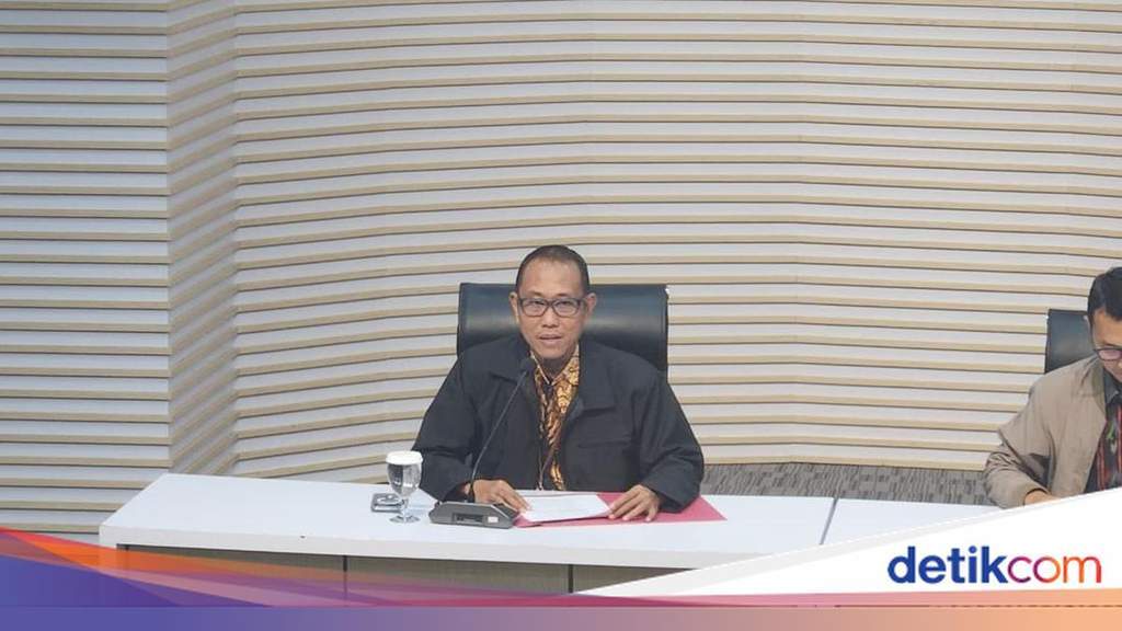Gedung Merah Putih KPK tempat konferensi pers barang bukti kasus Langkat.
