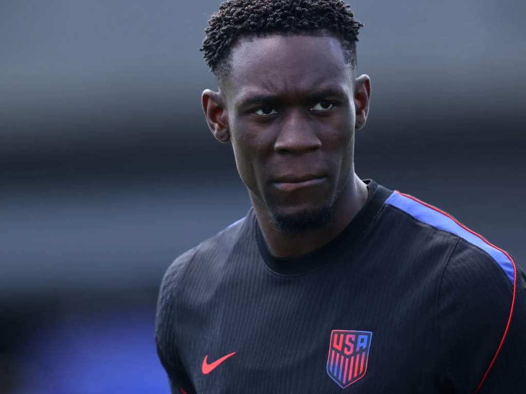 Penyerang timnas Amerika Serikat Folarin Balogun saat berlaga di Piala Dunia 2026.